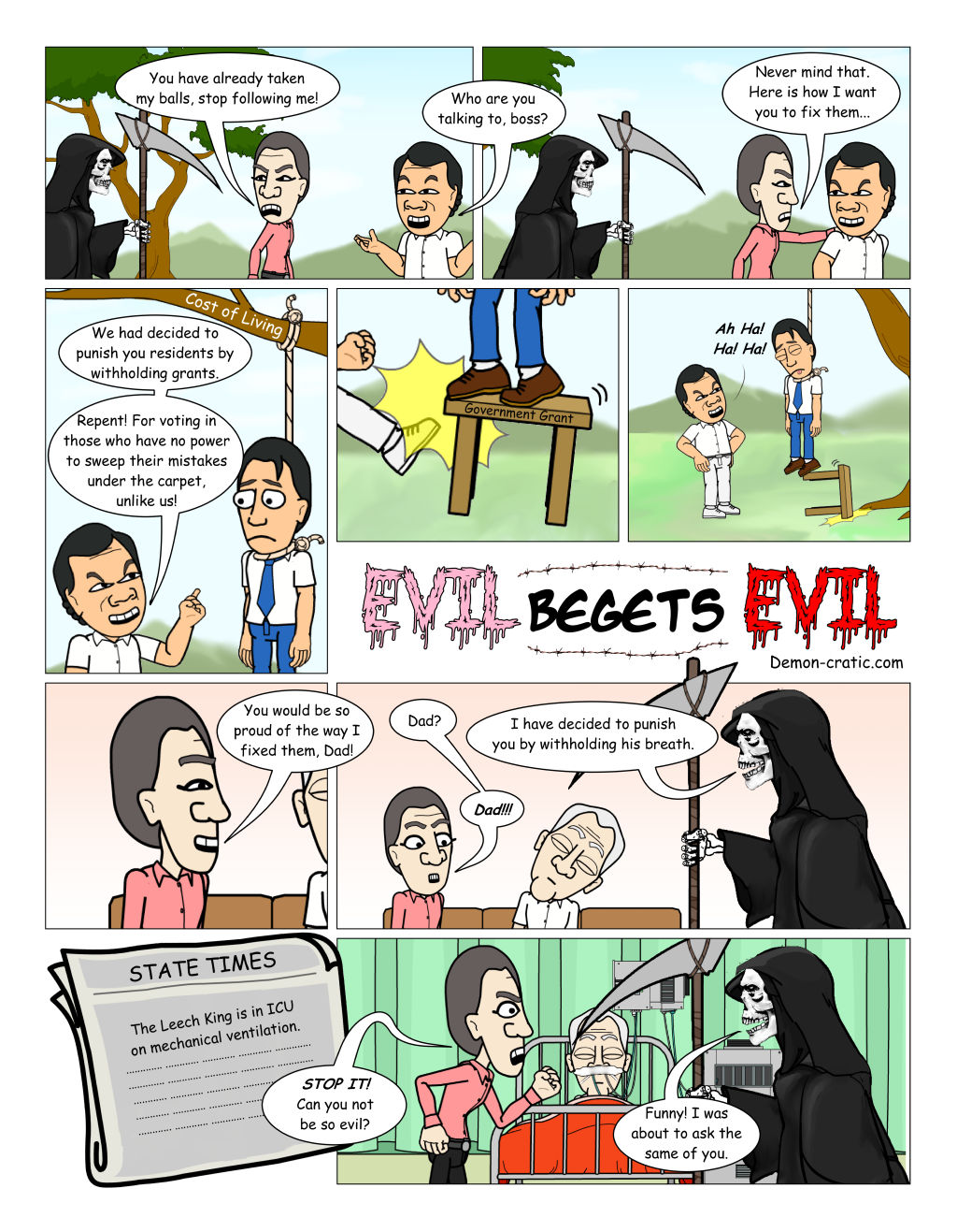 Evil Begets Evil - Demon-cratic