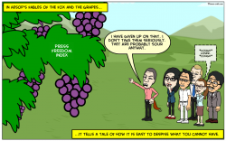 A case of sour grapes